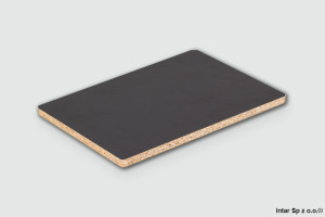 Płyta wiórowa laminowana, 0190 PE, Czarny, Gr. 16 mm, 2800x2070 mm, KRONOSPAN