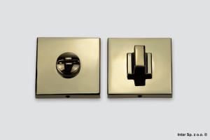 Rozeta kwadratowa Fit, RFQ G03, WC, Złoty, INFINITY LINE