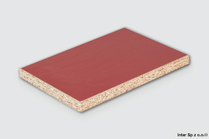 Płyta wiórowa laminowana, 9551 BS, Czerwony Oxid, Gr. 18 mm, 2800x2070 mm, KRONOSPAN