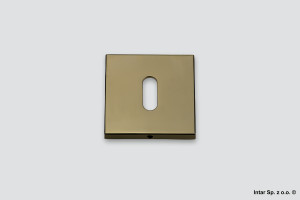 Rozeta kwadratowa Fit, RFQ G01, Klucz, Złoty, INFINITY LINE