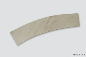 Obrzeże laminowane do blatu, 990 PE Marmur, Szer. 42mm, Dł. 411cm, Z klejem, KRONOSPAN