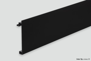 Front wewnętrzny do szuflady LEGRABOX, ZV7.1043C01, KB-1200 mm, Czarny mat, BLUM