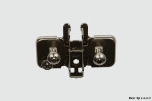 Prowadnik krzyżakowy, 174H7100E, H-0 mm, Clip, EXPANDO, (Zamontowane wkręty z kołkiem rozporowym mimośród), BLUM